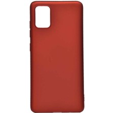 Mobaxaksesuar Samsung Galaxy A71 Kılıf Soft Mat Premier Case
