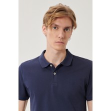 Lee Regular Fit Bol Kesim Polo Yaka  Koton Tişört