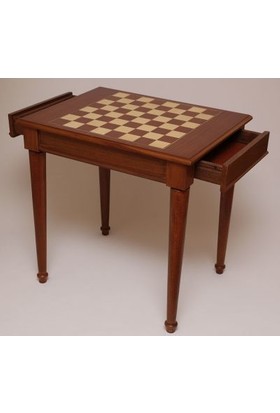 e4 satranç Ahşap Satranç Masası - 54CM x 70CM x 72CM