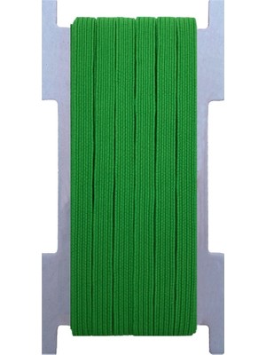 Hobizubi 8 mm Yeşil Yassı Lastik - 50 Metre