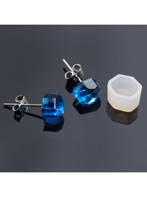 Hobizubi Minik Küpe Silikon Kalıbı -Kod:985