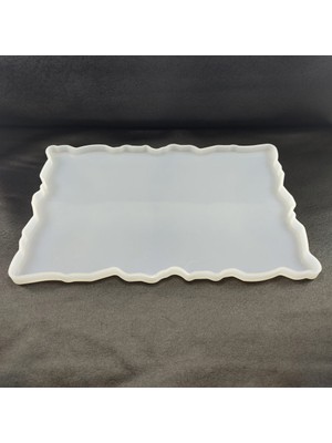 Hobizubi Dalgalı tepsi Epoksi Reçine ve Beton kalıbı - Büyük -Kod:201