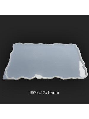 Hobizubi Reçine Epoksi Tepsi Kalıp -35 cmx21.cm -Kod:204