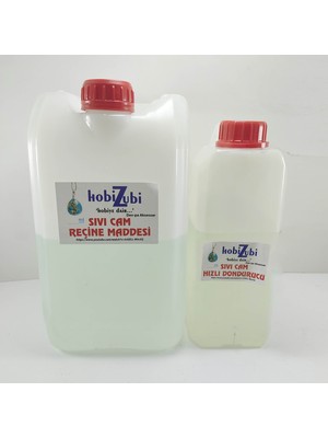 Hobizubi Epoksi Reçine Sıvı Cam Maddesi - 15 L