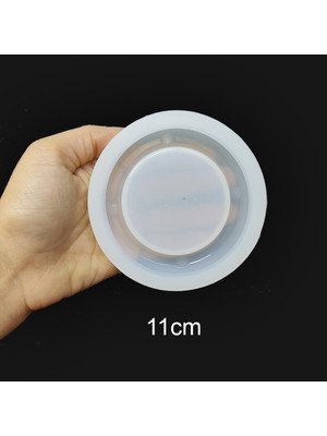 Hobizubi Tek Kişilik Efkar Küllüğü Beton ve Reçine Epoksi Yuvarlak 11cm -Kod:243