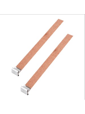 Hobizubi Ahşap Fitil -Ahşap Mum Fitili 5 Adet