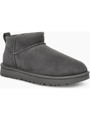 UGG Gri Kadın Bot 1116109 Ugg W Classic Ultra Mini Grey (Gri)