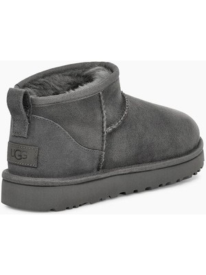 UGG Gri Kadın Bot 1116109 Ugg W Classic Ultra Mini Grey (Gri)