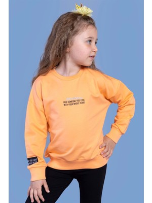 Toontoy Kids Kız Çocuk Baskılı Sweatshirt