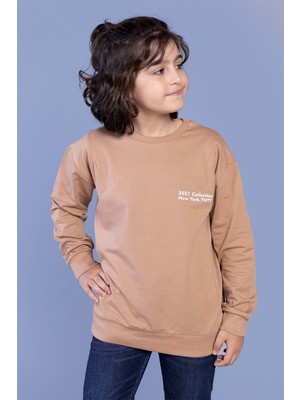 Toontoy Kids Erkek Çocuk Baskılı Sweatshirt
