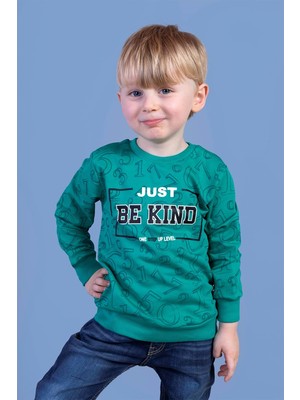 Toontoy Kids Erkek Çocuk Sayı Baskılı Sweatshirt