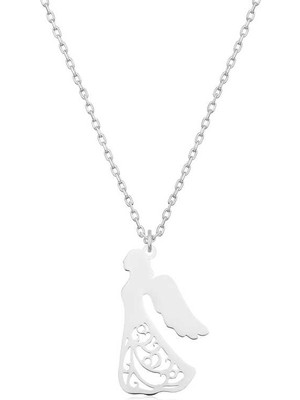 Gümüş Kanatlı Melek Kolye