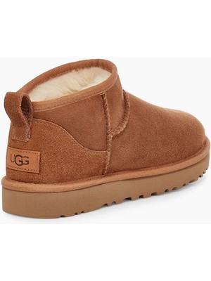 UGG Kadın Bot 1116109 Ugg W Classic Ultra Mını Chestnut (Taba)