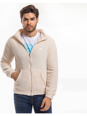 Slazenger SALMA I Erkek Polar Kırık Beyaz