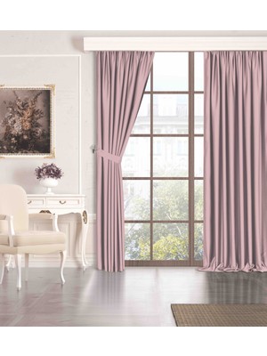 Perle Quartz Blackout Series Açık Gülkurusu Rengi  Karartma Güneşlik Perde