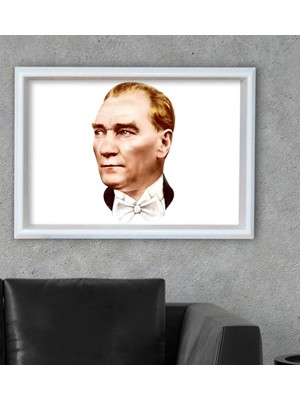 Bk Gift Atatürk Temalı Özel Ahşap Çerçeveli Tablo 46X66CM-11