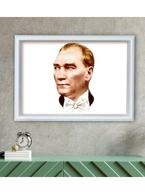 Bk Gift Atatürk Temalı Özel Ahşap Çerçeveli Tablo 46X66CM-11