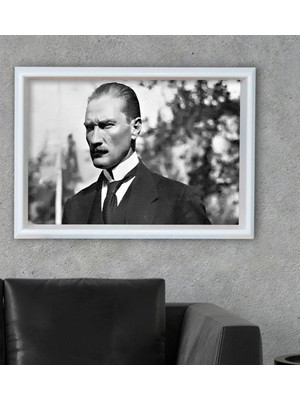 Bk Gift Atatürk Temalı Özel Ahşap Çerçeveli Tablo 46X66CM-51