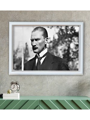 Bk Gift Atatürk Temalı Özel Ahşap Çerçeveli Tablo 46X66CM-51