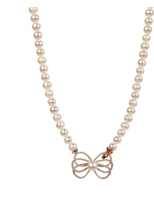 Pearls In Ocean Gold Inci Kolye Classic Serisi 902