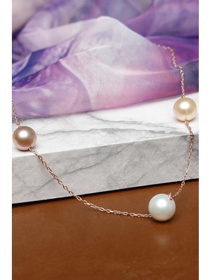 Pearls In Ocean Rose Inci Kolye Joy Serisi 303