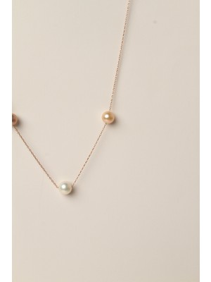 Pearls In Ocean Rose Inci Kolye Joy Serisi 303