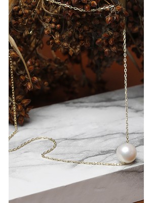 Pearls In Ocean Gold Inci Kolye Joy Serisi 102