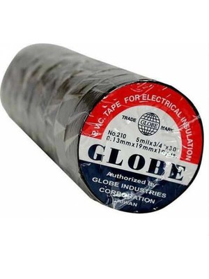 Globe 19 mm Izole Bant Siyah - 10 Adet (Orijinal )