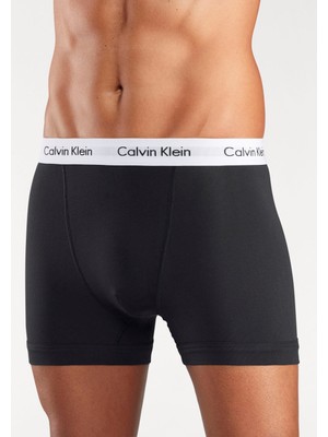 Calvin Klein Erkek 3'lü Trunk Boxer Seti Cotton Stretch
