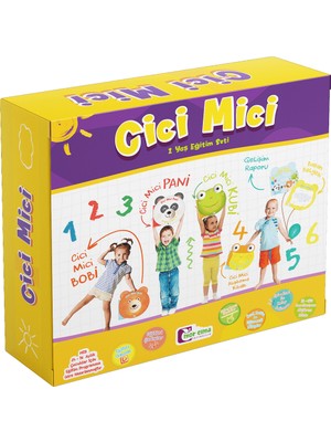 Mor Elma Yayıncılık Cici Mici 2-3 Yaş Okul Öncesi Eğitim Seti