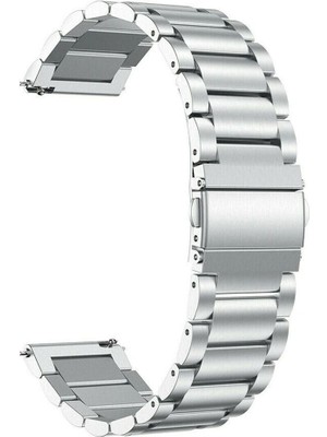 AktarMobile Honor Magic Watch 2 46 mm Uyumlu Metal Kordon Premium Paslanmaz Çelik Kayış Baklalı Model