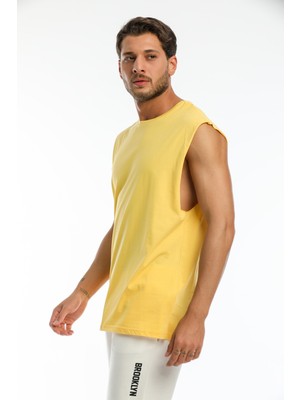 Superlife Bisiklet Yaka Kolsuz T-Shirt