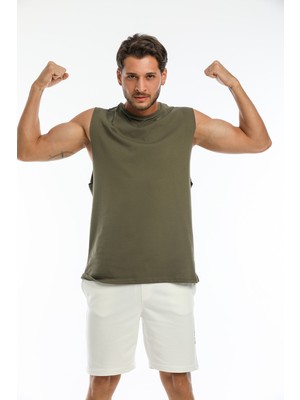 Superlife Bisiklet Yaka Kolsuz T-Shirt