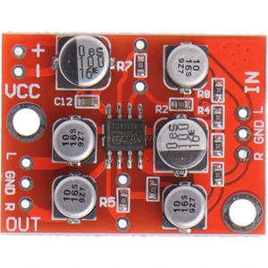 AD828 Preamp Modül Ses Yükseltici Amfi Sterio Ses Kuvvetlendirici