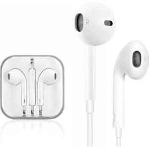 Apple ve Android Uyumlu 3.5mm Super Bass Mikrofonlu Kablolu Kulak Içi Stereo Kulaklık