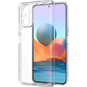 Xiaomi Redmi Note 10 Pro Kılıf Şeffaf Kamera Korumalı Yumuşak Silikon