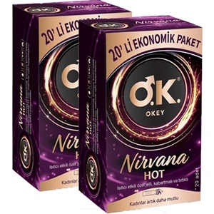 Prezervatif Nirvana Hot 20 Li X 2 Adet (40 Lı)