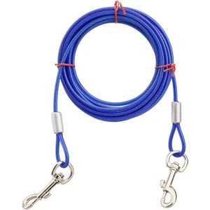 Çelik Köpek Bahçe Bağlama Halatı 5 mm / 5 Mt.