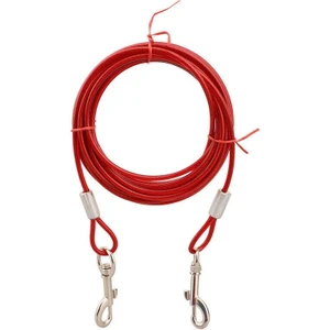 Çelik Köpek Bahçe Bağlama Halatı 5 mm / 10 Mt.
