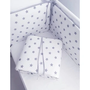 Jaju Baby Gri Tasarım Özel Ölçü Beşik Kenar Koruma ( 4 Kenar )