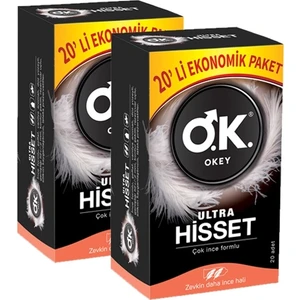Prezervatif Ultra Hisset 20 Li X 2 Adet (40 Lı)