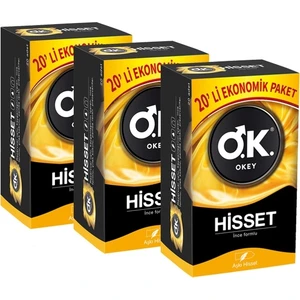 Prezervatif Hisset 20 Li X 3 Adet (60 Lı)