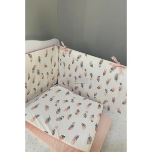 Jaju Baby Tüy Desenli Beşik Kenar Koruma Özel Ölçü