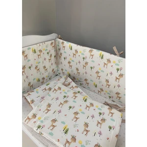 Jaju Baby Geyik Desenli Beşik Kenar Koruma Özel Ölçü