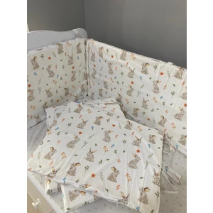 Jaju Baby Tavşan Desenli Beşik Kenar Koruma Özel Ölçü