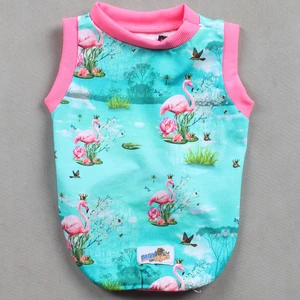 Max Styles Pet Maxdesign Flamingo Desenli Penye Atlet Kedi Köpek Kıyafeti Pembe Xl