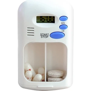 LCD Dijital Elektrikli Alarm ile Taşınabilir Mini Hap (Yurt Dışından)