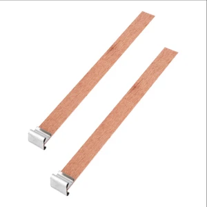 Ahşap Fitil -Ahşap Mum Fitili 25 Adet