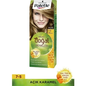 Schwarzkopf Palette Kalıcı Doğal Renkler 7-5 Açık Karamel Saç Boyası