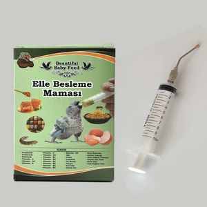 Beautiful Breast Elle Besleme Aparatı + Maması -  Beautiful Food 100 Gr. Yavru Kuş Elle Besleme Mama